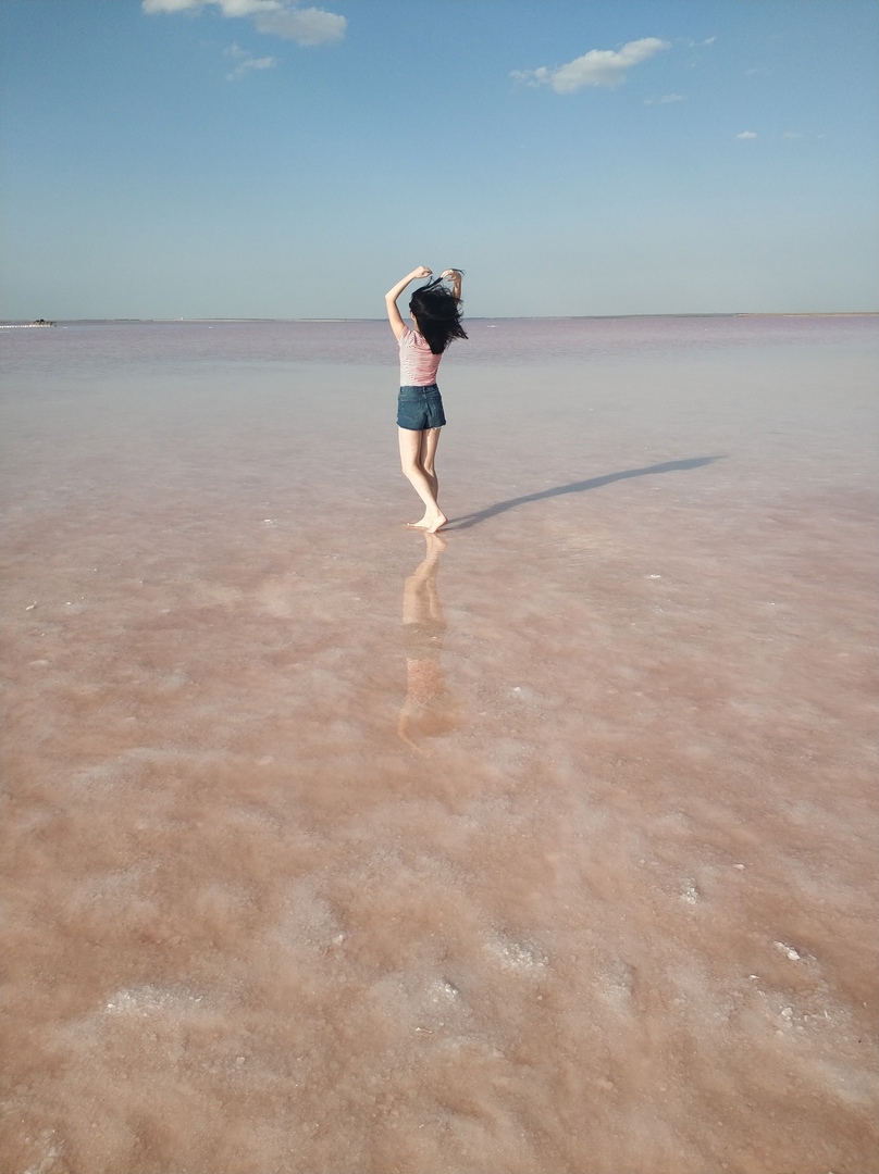 Соленое озеро Сасык-Сиваш